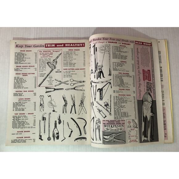 Vintage 1962 Gardening Guide Gable Hardware Catalog Germantown Ave Philadelphia - Picture 8 of 12